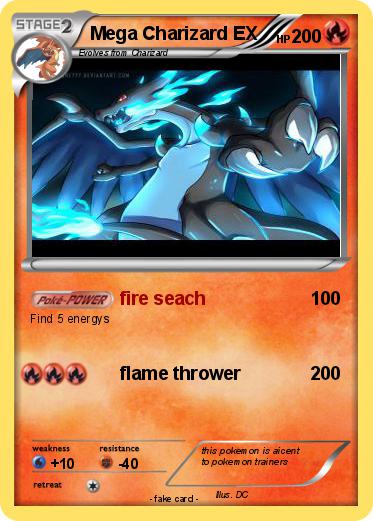Pokemon Mega Charizard EX
