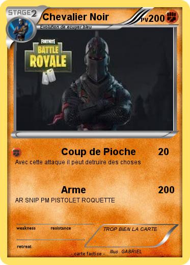 Pokemon Chevalier Noir