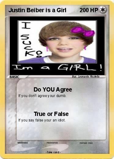 Pokemon Justin Beiber is a Girl