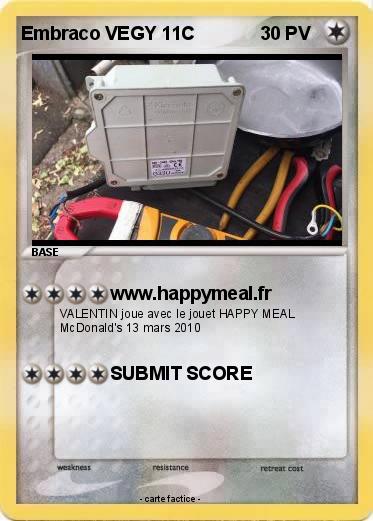 Pokemon Embraco VEGY 11C