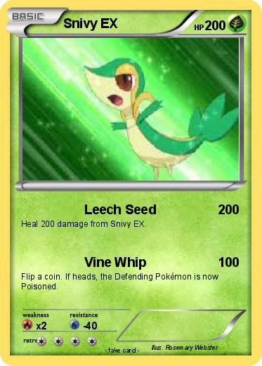Pokemon Snivy EX