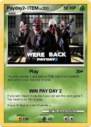 Pokemon Payday2- ITEM