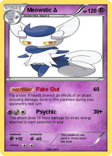Pokemon Meowstic Δ