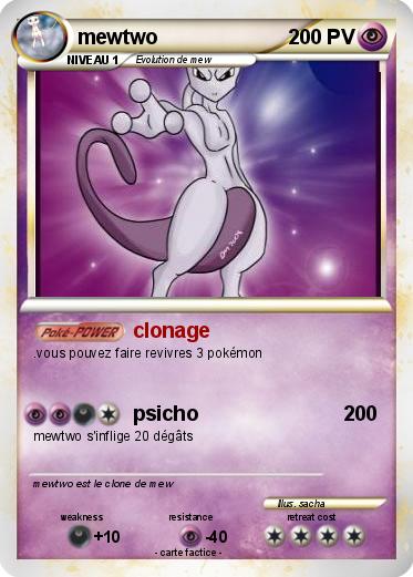 Pokemon mewtwo