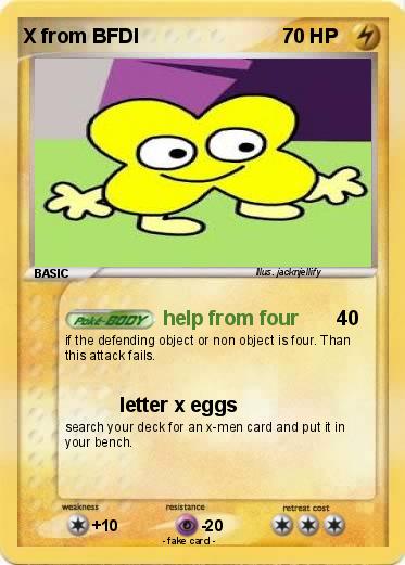 Pokemon X from BFDI