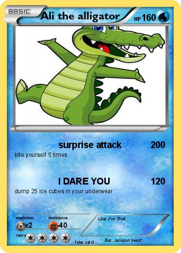 Pokemon Ali the alligator