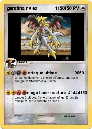Pokemon geratina nv ex              1150
