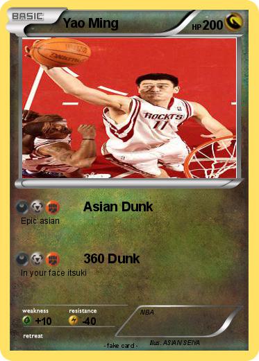 Pokemon Yao Ming