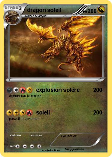 Pokemon dragon soleil