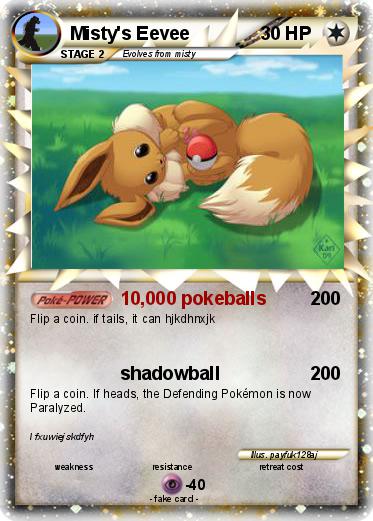 Pokemon Misty's Eevee