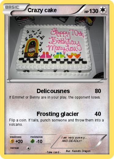 Pokemon Crazy cake
