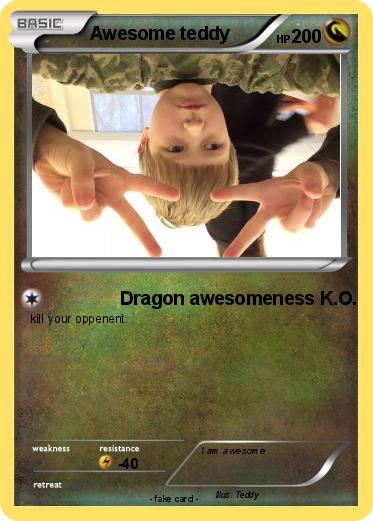 Pokemon Awesome teddy