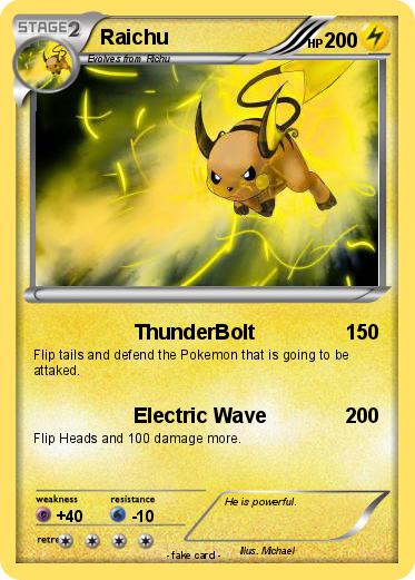 Pokemon Raichu