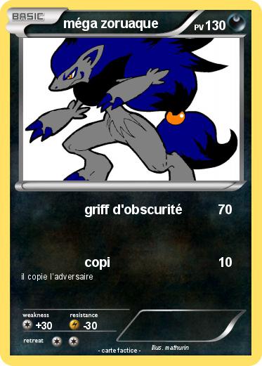 Pokemon méga zoruaque