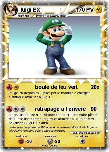Pokemon luigi EX