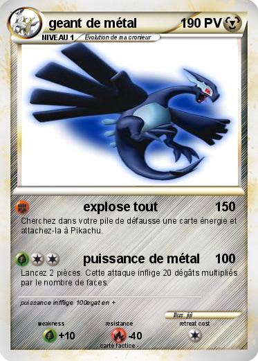 Pokemon geant de métal