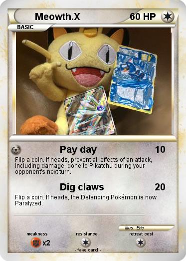 Pokemon Meowth.X