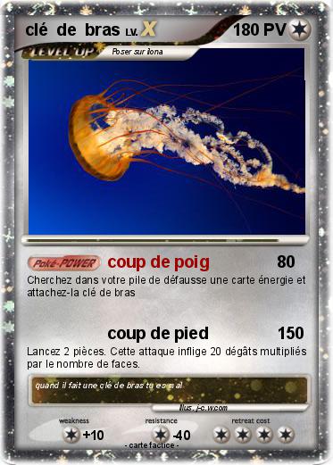 Pokemon clé  de  bras