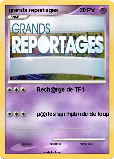 Pokemon grands reportages