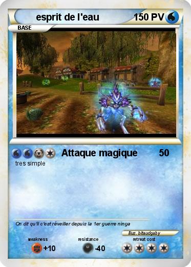 Pokemon esprit de l'eau