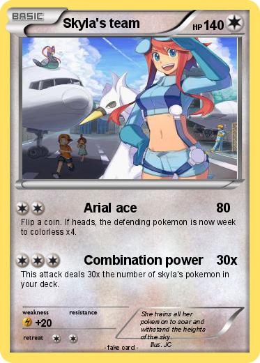 Pokemon Skyla's team