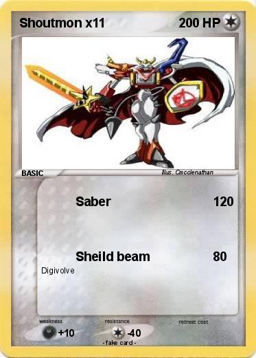 Pokemon Shoutmon x11