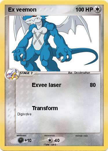 Pokemon Ex veemon