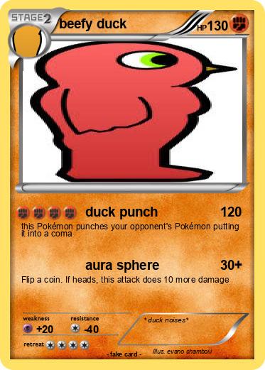 Pokemon beefy duck