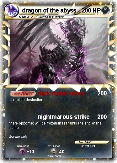 Pokemon dragon of the abyss