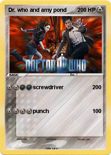 Pokemon Dr. who and amy pond