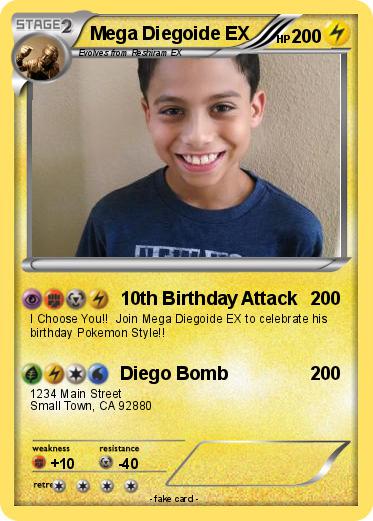 Pokemon Mega Diegoide EX