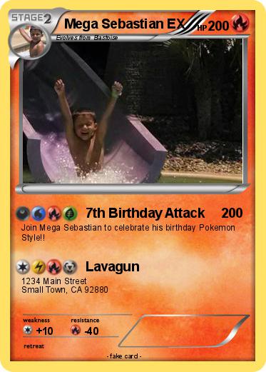 Pokemon Mega Sebastian EX