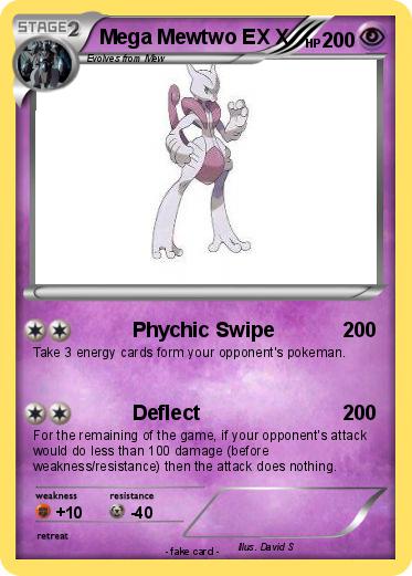 Pokemon Mega Mewtwo EX X
