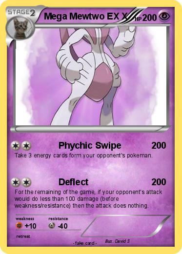 Pokemon Mega Mewtwo EX X