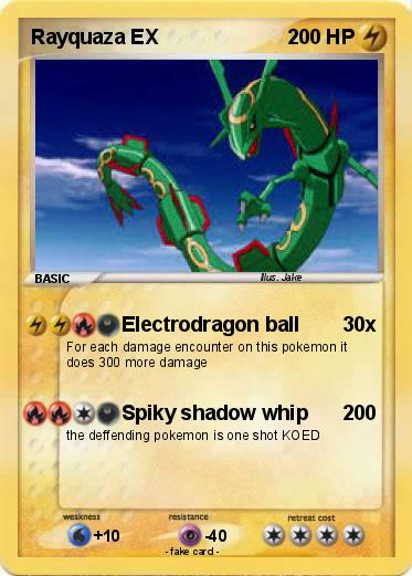 Pokemon Rayquaza EX