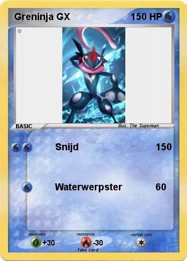 Pokemon Greninja GX