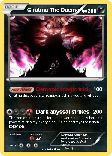 Pokemon Giratina The Daemon