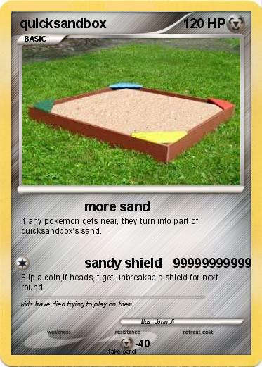 Pokemon quicksandbox