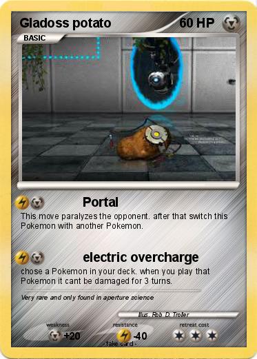 Pokemon Gladoss potato