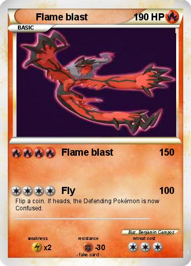 Pokemon Flame blast