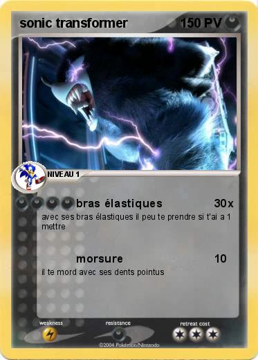 Pokemon sonic transformer 