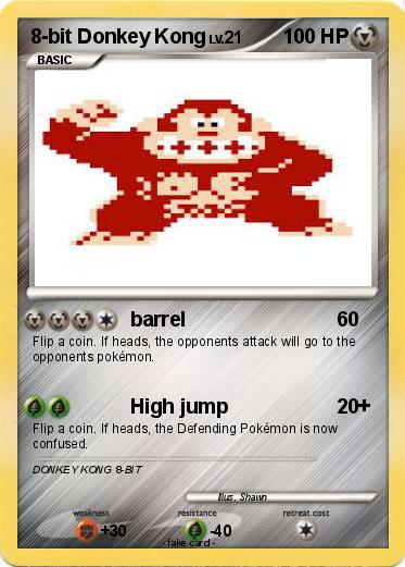 Pokemon 8-bit Donkey Kong