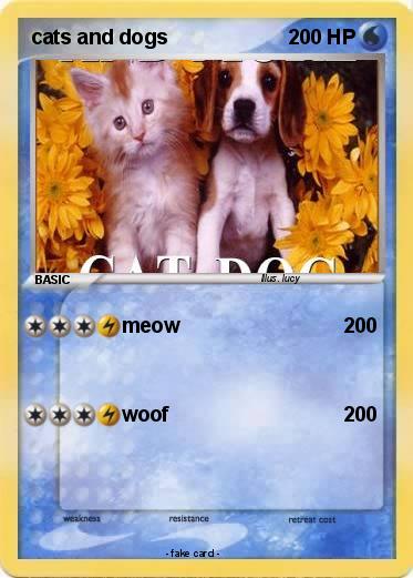 Pokemon cats and dogs