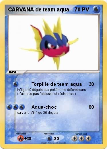 Pokemon CARVANA de team aqua