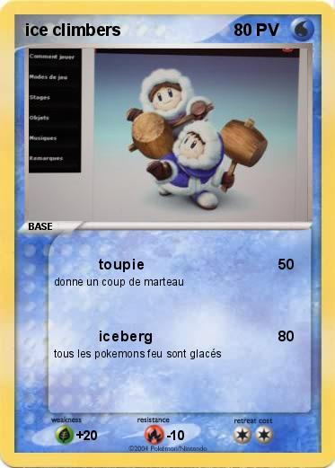 Pokemon ice climbers