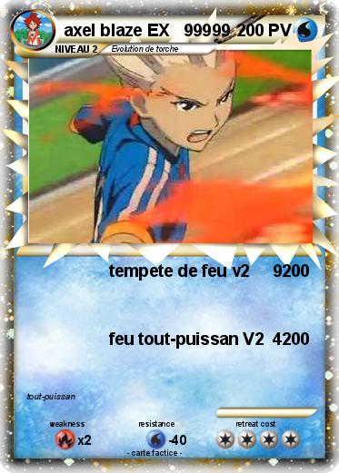 Pokemon axel blaze EX   99999