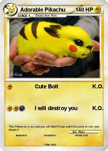 Pokemon Adorable Pikachu