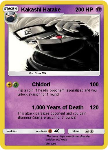 Pokemon Kakashi Hatake