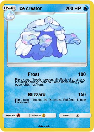 Pokemon ice creator