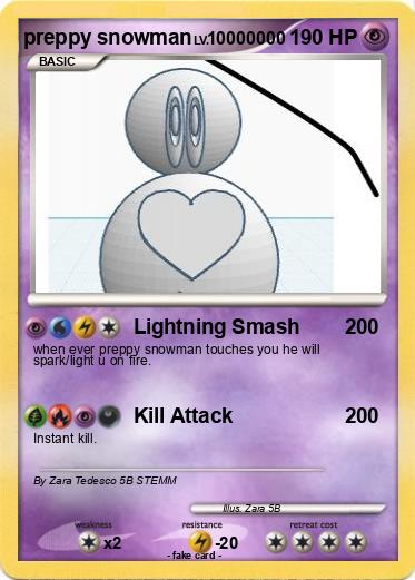 Pokemon preppy snowman